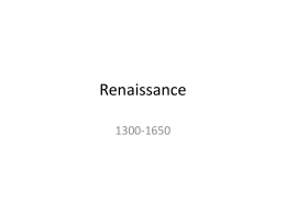Renaissance - YorkSubGlick