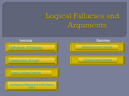 Identifying Logical Fallacies