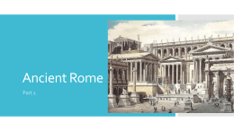 Ancient Rome part 1 - meyersclassroom