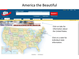 Grolier Online: America the Beautiful http://go.grolier.com/