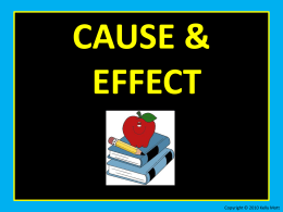 Cause and Effect Intro Mott