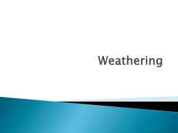 Weathering - Geography LWC