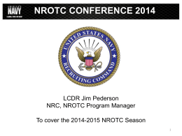 NROTC Restructuring Initiative