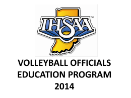 2015-16 IHSAA Modifications (Power Point)