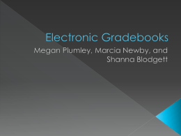 Electronic Gradebooks