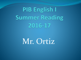 Summer Reading 2016