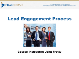 Leads - FranServe University
