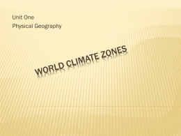 World Climate Zones