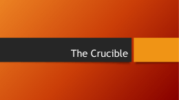 Crucible PPT
