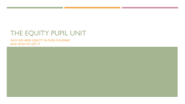 The Equity Pupil Unit - Utah Taxpayers Association