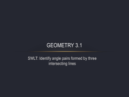 Geometry 3.1