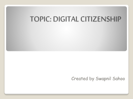 digital citizenship - kiitisitgs