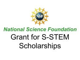 S-STEM Scholarship Money! - Green River Community College