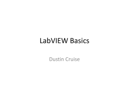 LabVIEW Basics - Rare Bird Inc.