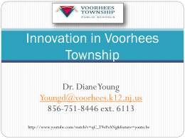 Innovation Committee - Voorhees Township Public Schools