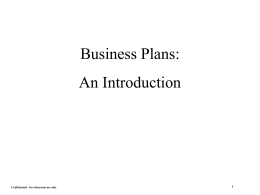 Business Plan Information Powerpoint