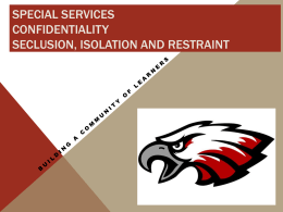 Special Services Power Point