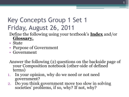 Key Concepts 1