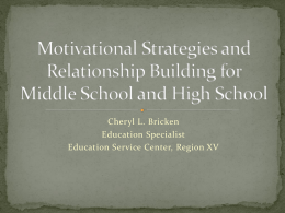 Motivation and Test-Taking Strategies for At