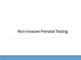 Non-invasive prenatal Testing - iQandA