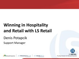 LS Retail Global Retail Solutions for Microsoft Dynamics