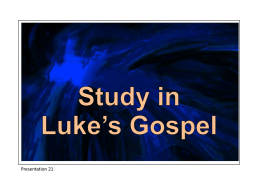 021 Luke 06v17-26 Blessings And Woes