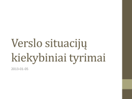 Pirma paskaita 2013
