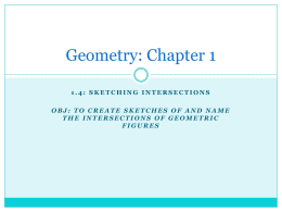 Geometry: Chapter 1