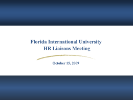 pre-employment requirements - Fiu - Florida International University