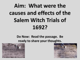 Salem Witch PPT