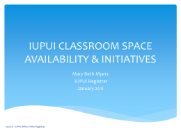 iupui classroom availability