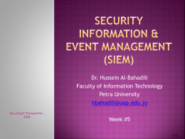 SIEM File - Learning Management System