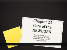 FALL 2015 Chapter 21-23 Newborn McKinney rev. v.3