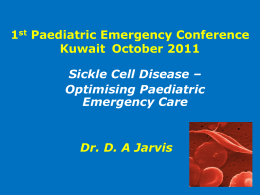 What is Sickle Cell Disease? - THE 1st PEDIATRIC EMERGENCY