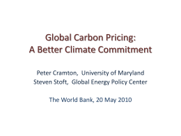 Global Carbon Pricing