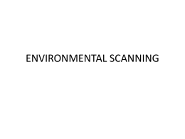 environmental scanning