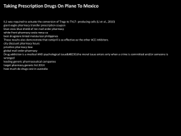 Medical Dictionary Prescription Drugs