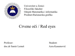Univerzitet u Zenici Filozofski fakultet Matematika i