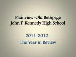 Plainview-Old Bethpage John F. Kennedy High School
