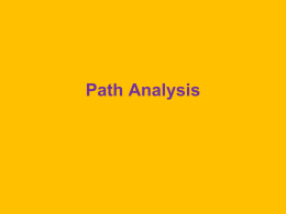 An Introduction to Path Analysis