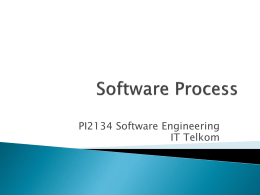 Software Process - Telkom University