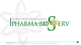 PBSV Company Profile 2016 - Pharma