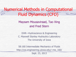 Computational Fluid Dynamics: An Introduction