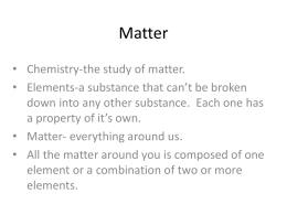 Matter - jkluesner