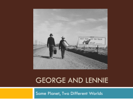 George and Lennie