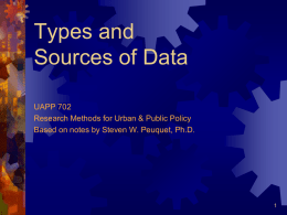 Sampling - University of Delaware
