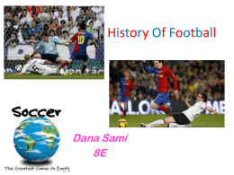 History Of Football