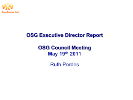 OSG Council - Open Science Grid