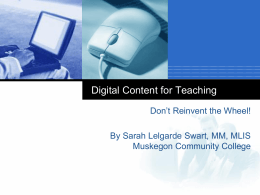 PowerPoint File, 1.17 MB - Muskegon Community College