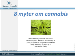 8 Myter Om Cannabis